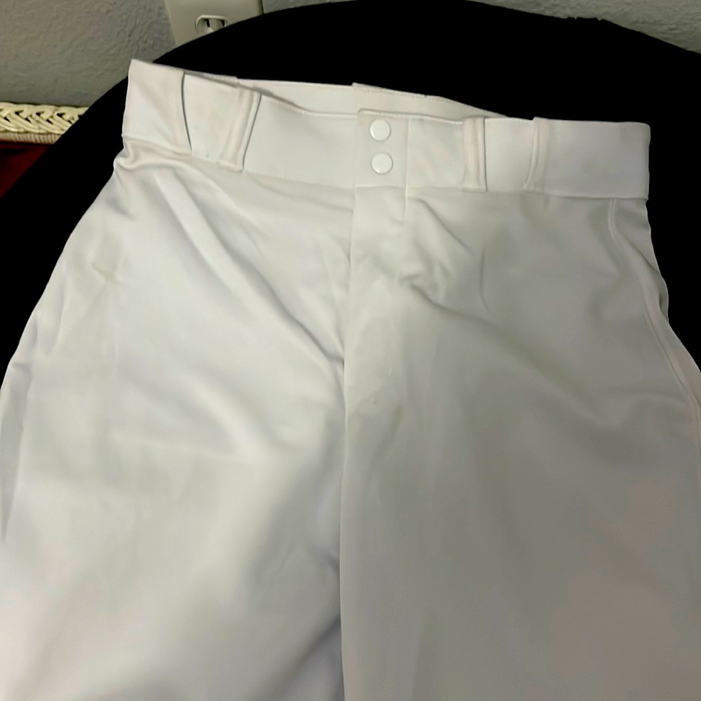 Mens white baseball pants